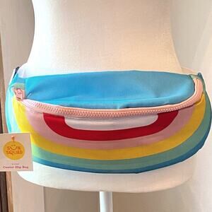 SUN SQUAD Travel Fanny Pack Rainbow Insulated Cooler 2 Can Lunch Box Summer NWT